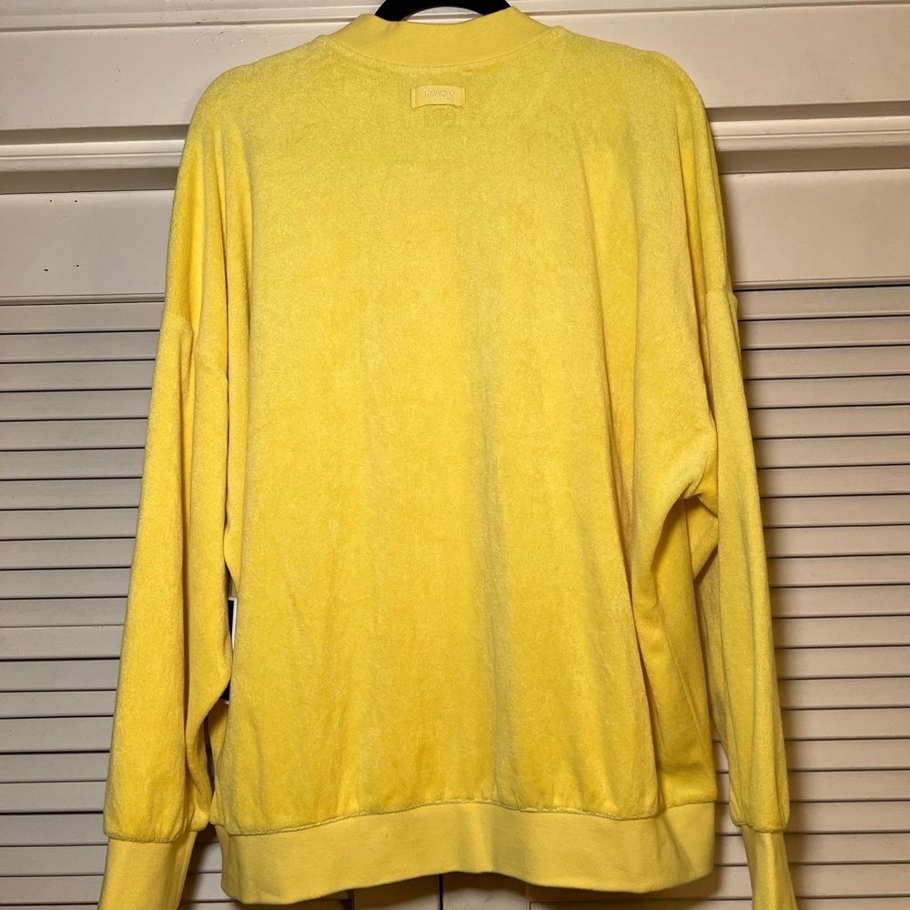 NWT Juicy Couture Black Label Terrycloth Oversized Track Jacket, size small Y2K - Picture 11 of 11